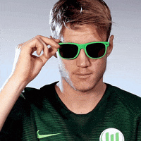 Mr Cool Smile GIF by VfL Wolfsburg
