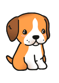 Dogs Puppy Sticker by Koowawa