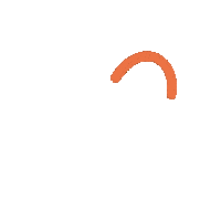 Orange Circle Sticker by South East Dance