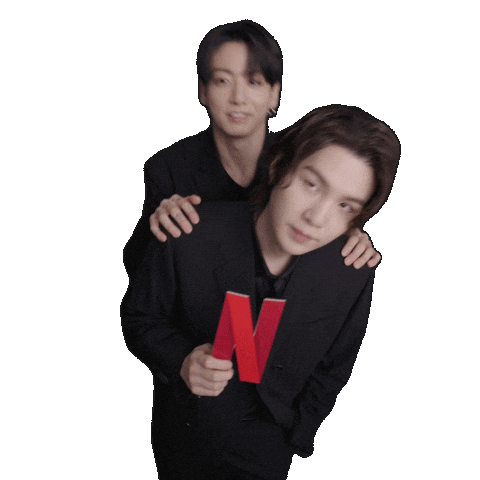 Min Yoongi Jk Sticker by NETFLIX