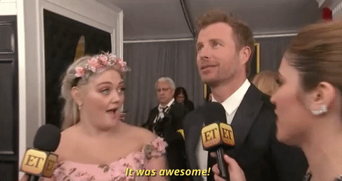 grammy awards 2017 GIF by Entertainment Tonight