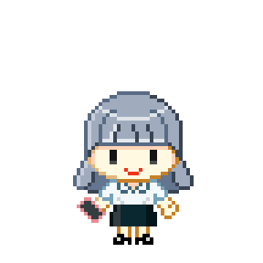 Pixel Shock Sticker