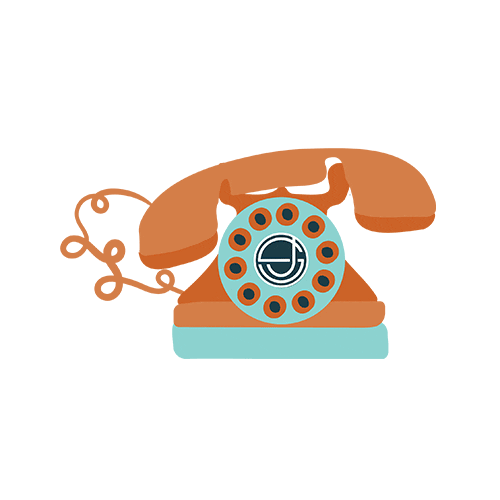 Call Me Phone Sticker by JSG MKE