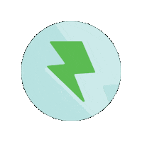 GreenSpark spark bolt greenspark green bolt Sticker