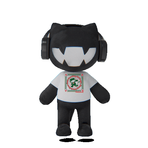 Cat Spin Sticker by Monstercat