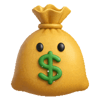 expresslegalfunding money bag bag of money express legal funding settlement advance Sticker