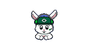 VisaoVip bunny pascoa informatica coelho Sticker