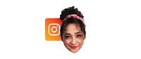 Lipika Sticker by BORN ON INSTAGRAM