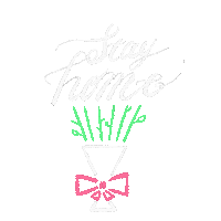 pukushi love heart pink flower Sticker