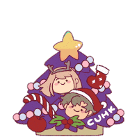 Merry Christmas Dance Sticker by CUHK