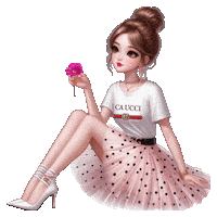 Girl Sticker