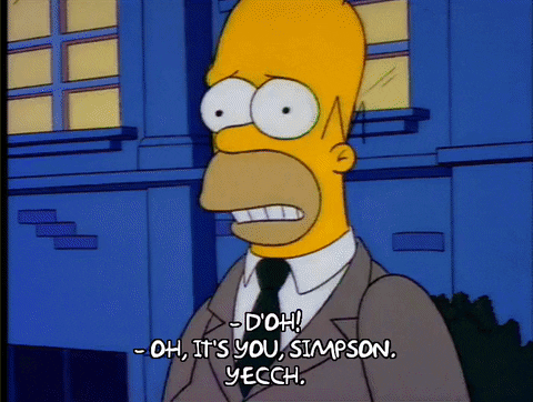 Disapproving Season 4 GIF by The Simpsons