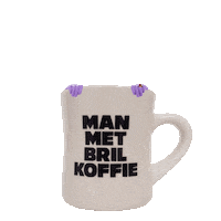 Manmetbril Sticker by Man met bril koffie
