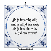 Focus Nl Sticker by Tegelspreuken.nl