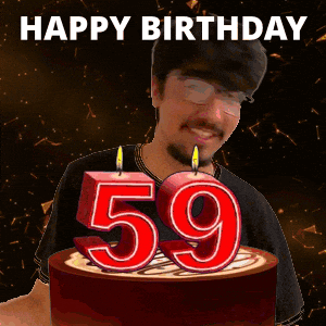 Happy 59Th Birthday GIF