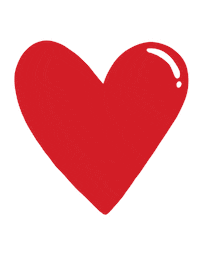 In Love Heart Sticker