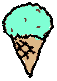 Icecream Mint Sticker
