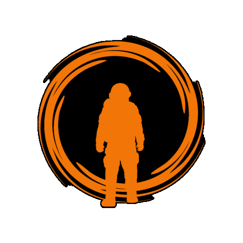 Space Gamer Sticker by Warped Universe