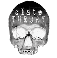 Skull Fredericksburg Sticker by Slate Theory Winery