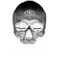 Skull Fredericksburg Sticker by Slate Theory Winery