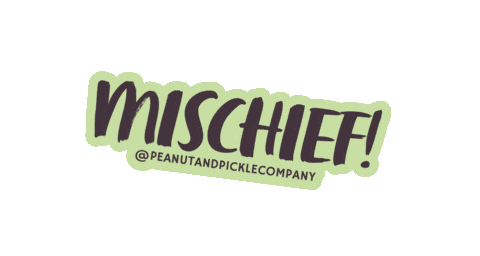 Christmas Mischief Sticker by Peanut and Pickle