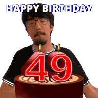Happy 49Th Birthday Sticker