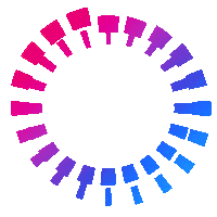 lzyvisual logo rainbow colorful lzy Sticker