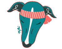 Italian Greyhound Fighting Sticker