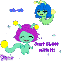 You Got This Over It Sticker by ShimmertheGlowworm