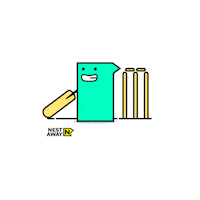 dhoni wicket Sticker by Nestaway