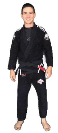 BJJDachau roll martial arts shaka gi Sticker