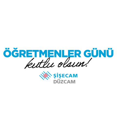Ogretmen Ogretmenlergunu Sticker by Şişecam Düzcam