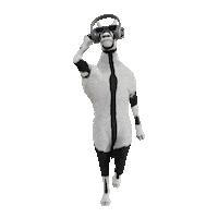 Walking Vibe Sticker by Spryker