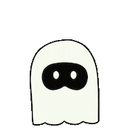 October 31 Ghost Sticker