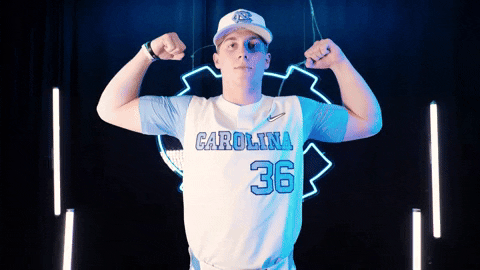 North Carolina Baseball GIF by UNC Tar Heels