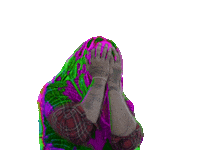 DillanPonders sticker rainbow trippy psychedelic Sticker