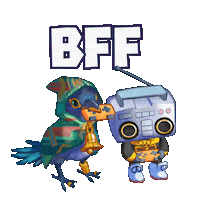 Dance Bff Sticker by KONAMI