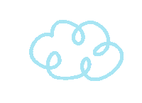 Cloud Verde Sticker by TreCuori