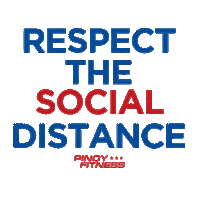 Respect Quarantine Sticker by Pinoy Fitness