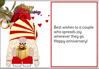 Happy Anniversary Gnome GIF