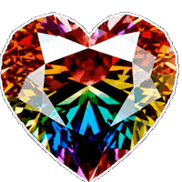 Made In Canada Rainbow Heart Sticker by TresorsDuMonde.ca
