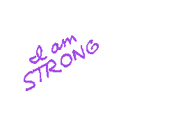 Empowherto strong i am strong Sticker