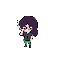 Pixel Instagram Sticker