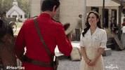 Erin Krakow Reaction GIF by Hallmark Channel