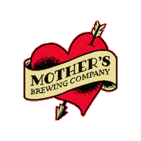 MothersBrewing heart craft beer springfield missouri mothers brewing Sticker
