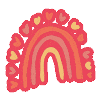 Rainbow Love Sticker by stych