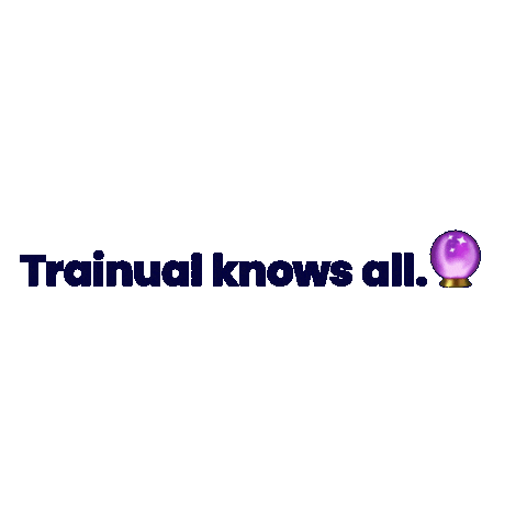 Learn Crystal Ball Sticker by Trainual