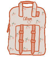 Back To School Backpack Sticker by Citron Dubai