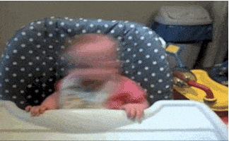 Unimpressed Baby GIF