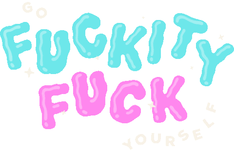 Angry Swear Sticker by kayedoeslogos